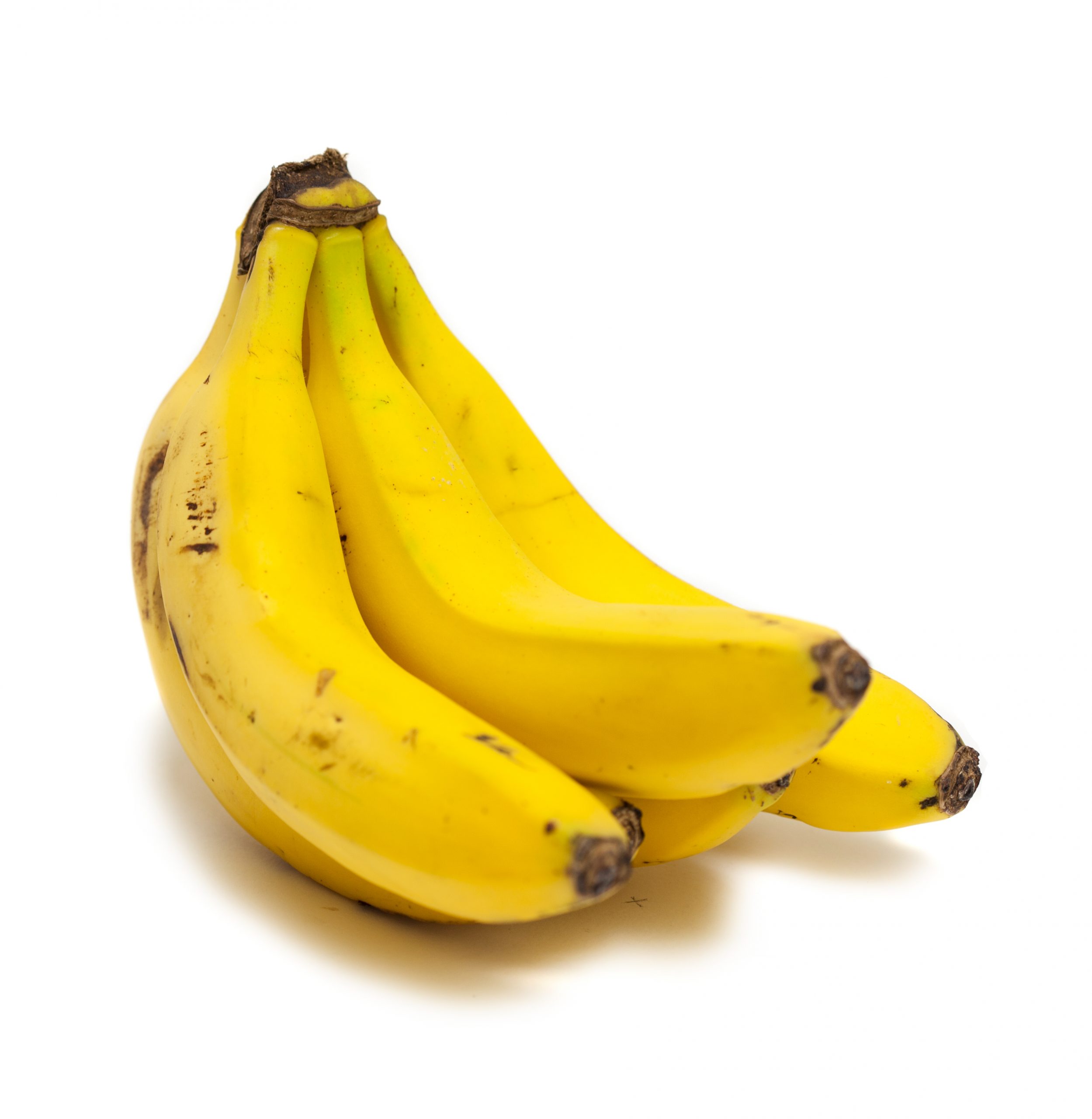 banana bunch isolated over white